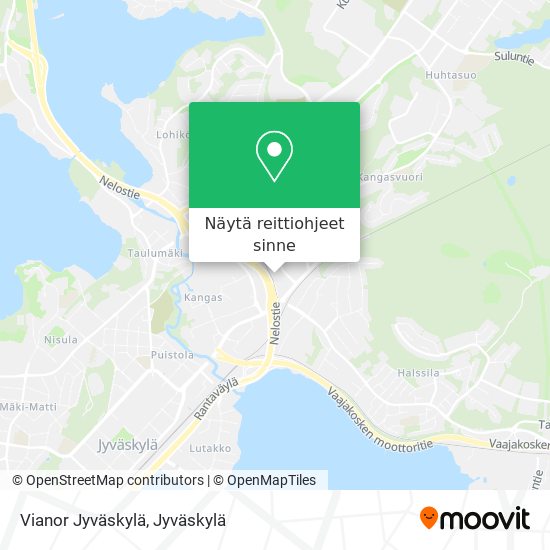 Vianor Jyväskylä kartta