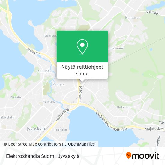 Elektroskandia Suomi kartta