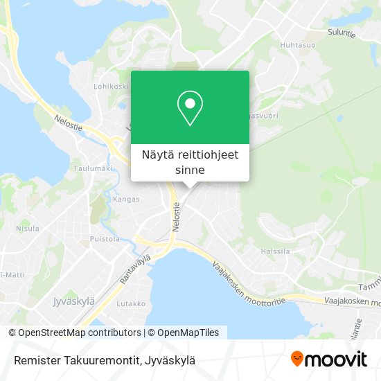 Remister Takuuremontit kartta