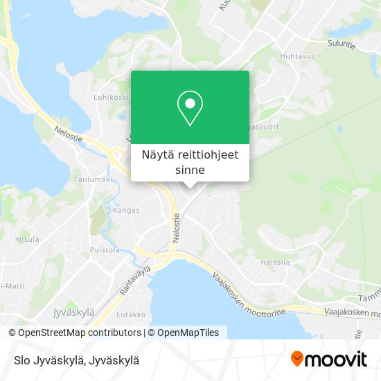 Slo Jyväskylä kartta