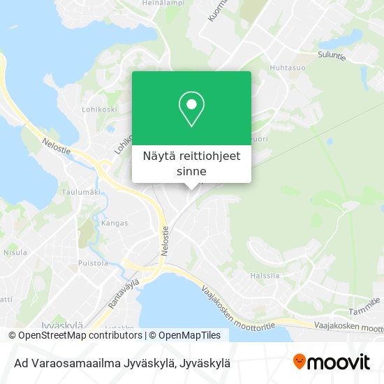 Ad Varaosamaailma Jyväskylä kartta