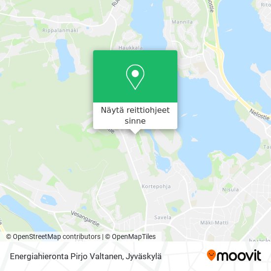 Energiahieronta Pirjo Valtanen kartta