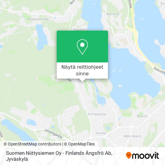 Suomen Niittysiemen Oy - Finlands Ängsfrö Ab kartta