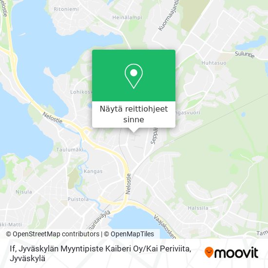 If, Jyväskylän Myyntipiste Kaiberi Oy / Kai Periviita kartta