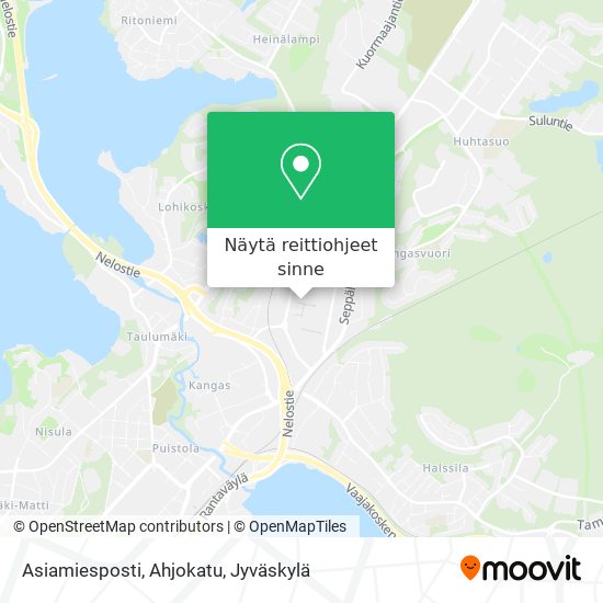 Asiamiesposti, Ahjokatu kartta