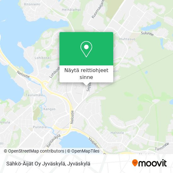 Sähkö-Äijät Oy Jyväskylä kartta
