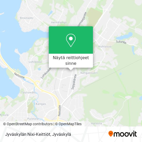 Jyväskylän Nixi-Keittiöt kartta