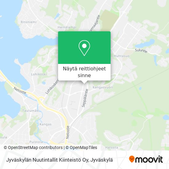 Jyväskylän Nuutintallit Kiinteistö Oy kartta