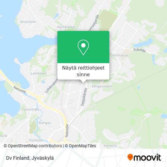 Dv Finland kartta