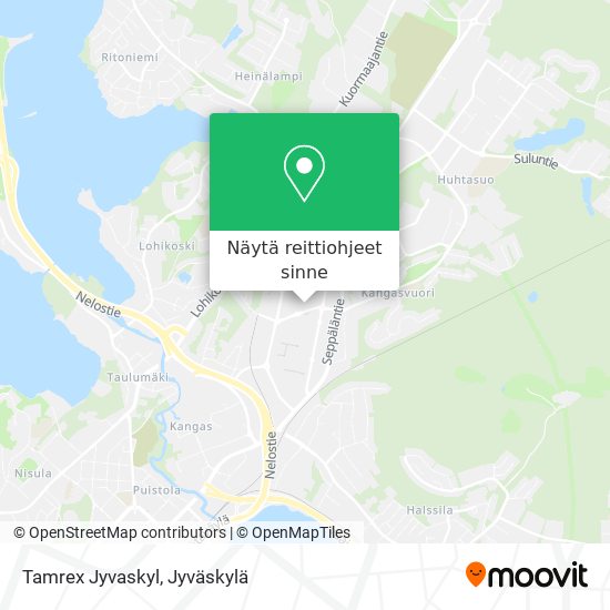 Tamrex Jyvaskyl kartta