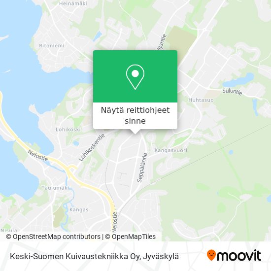 Keski-Suomen Kuivaustekniikka Oy kartta