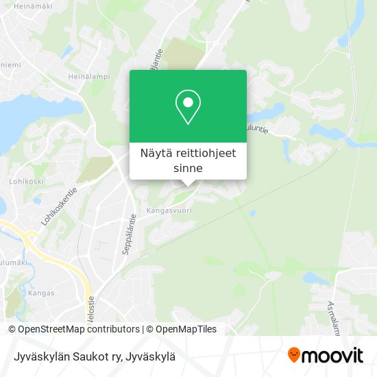 Jyväskylän Saukot ry kartta