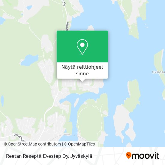 Reetan Reseptit Evestep Oy kartta