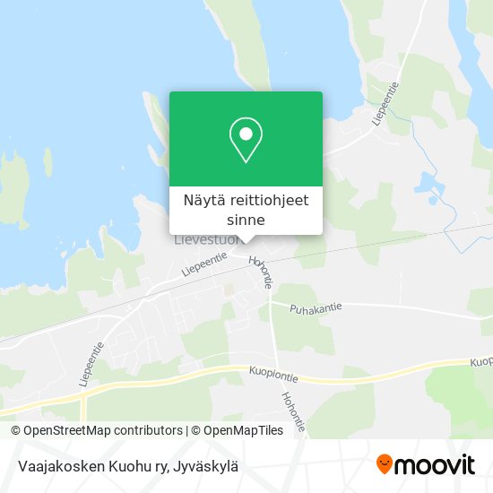Vaajakosken Kuohu ry kartta