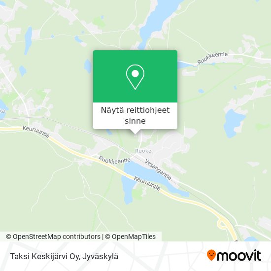 Taksi Keskijärvi Oy kartta