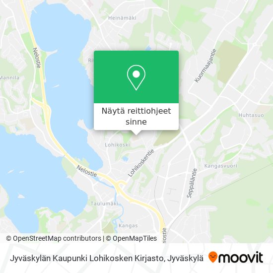 Jyväskylän Kaupunki Lohikosken Kirjasto kartta