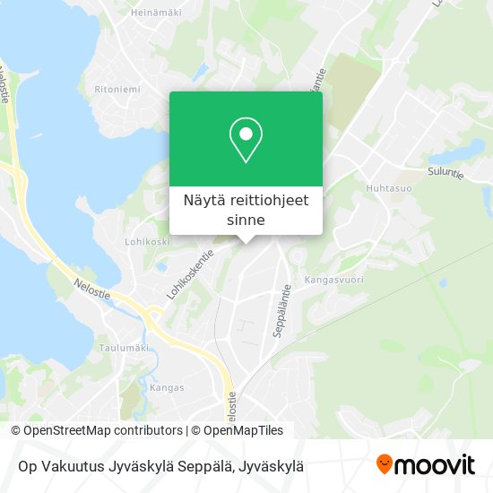 Op Vakuutus Jyväskylä Seppälä kartta