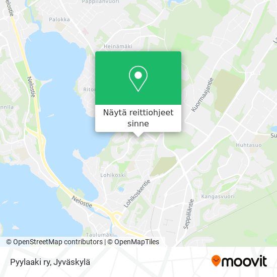 Pyylaaki ry kartta