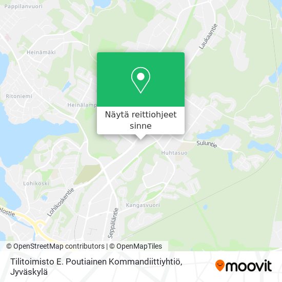 Tilitoimisto E. Poutiainen Kommandiittiyhtiö kartta