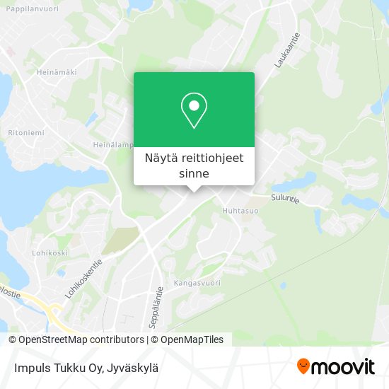 Impuls Tukku Oy kartta