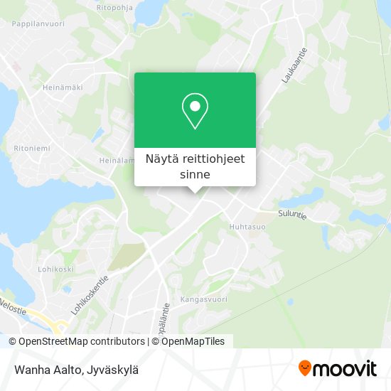 Wanha Aalto kartta