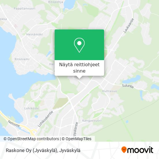 Raskone Oy (Jyväskylä) kartta