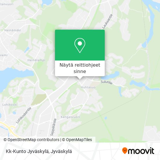 Kk-Kunto Jyväskylä kartta