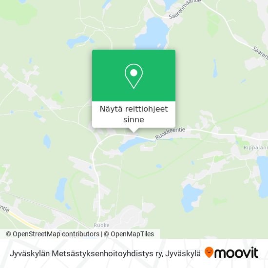 Jyväskylän Metsästyksenhoitoyhdistys ry kartta