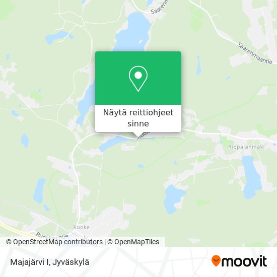 Majajärvi I kartta