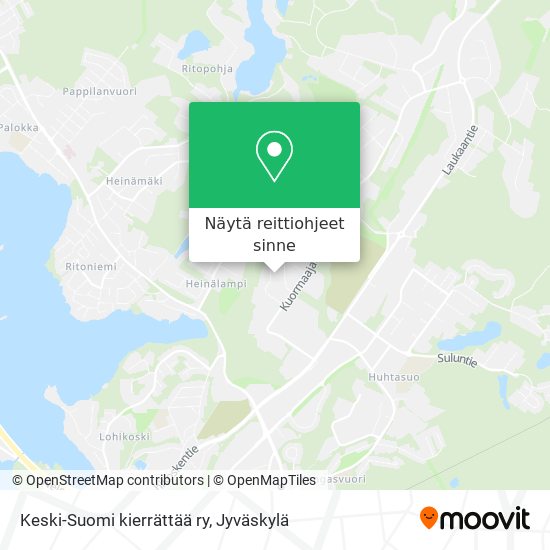 Keski-Suomi kierrättää ry kartta