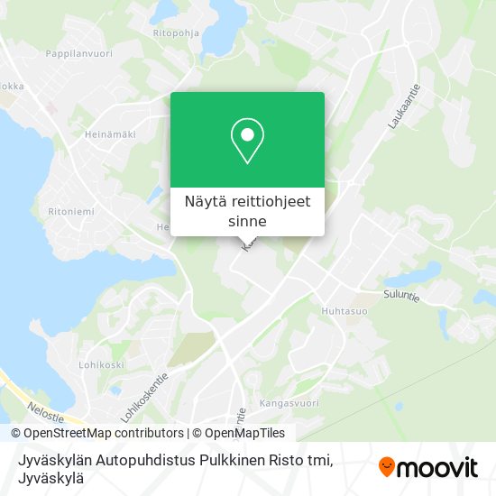 Jyväskylän Autopuhdistus Pulkkinen Risto tmi kartta