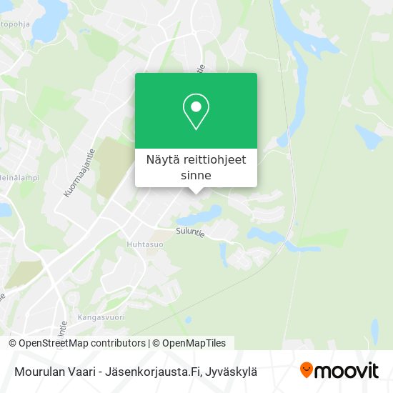 Mourulan Vaari - Jäsenkorjausta.Fi kartta