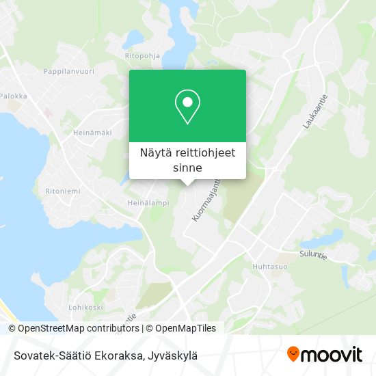 Sovatek-Säätiö Ekoraksa kartta