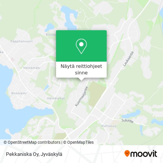 Pekkaniska Oy kartta