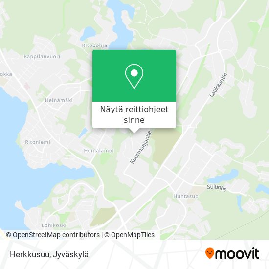 Herkkusuu kartta