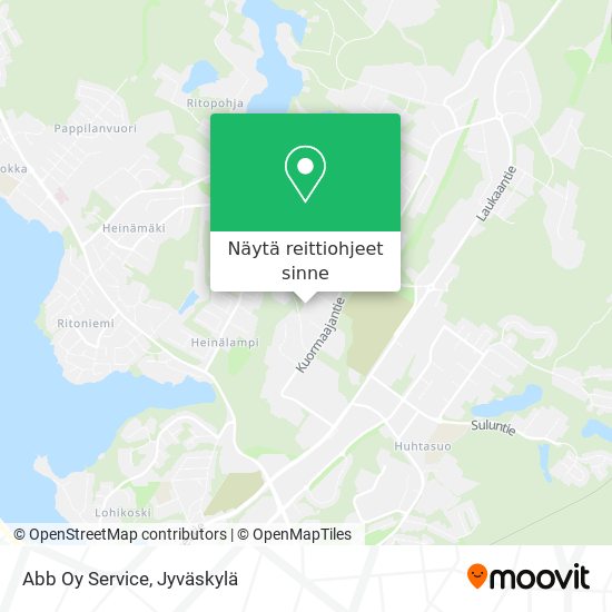 Abb Oy Service kartta