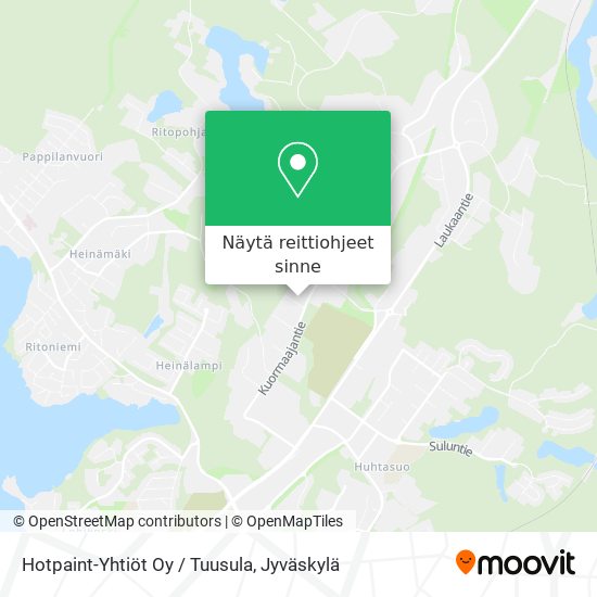 Hotpaint-Yhtiöt Oy / Tuusula kartta