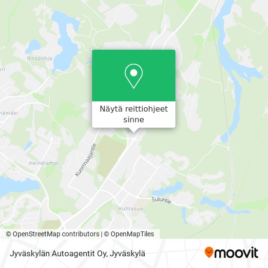 Jyväskylän Autoagentit Oy kartta