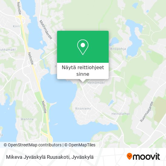 Mikeva Jyväskylä Ruusakoti kartta