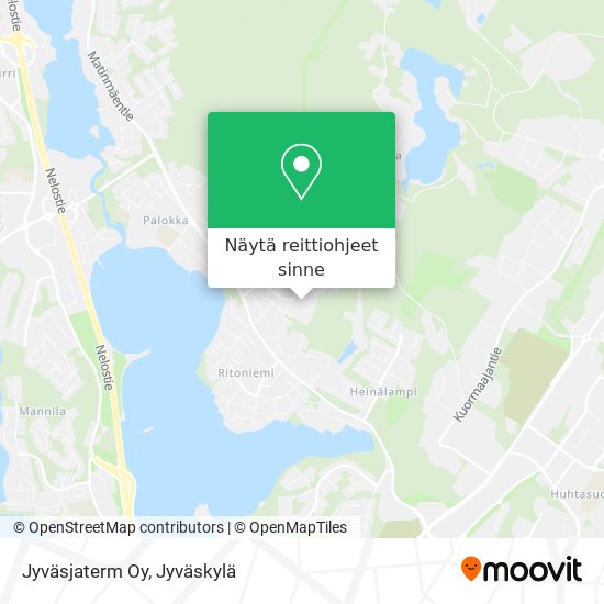 Jyväsjaterm Oy kartta