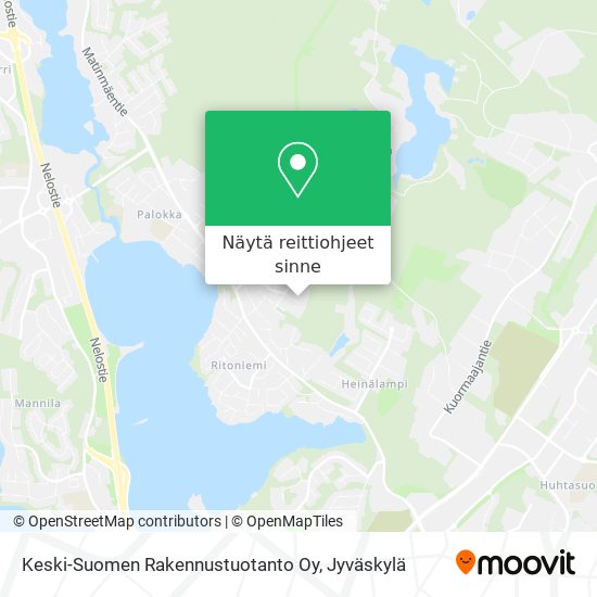Keski-Suomen Rakennustuotanto Oy kartta