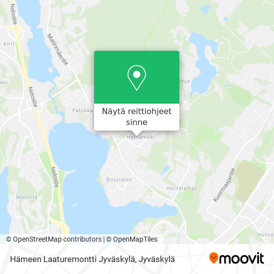 Hämeen Laaturemontti Jyväskylä kartta