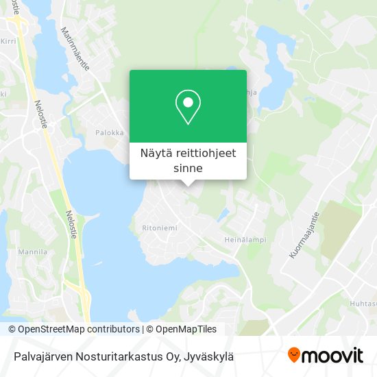 Palvajärven Nosturitarkastus Oy kartta