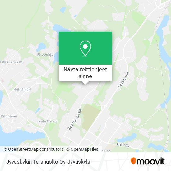 Jyväskylän Terähuolto Oy kartta