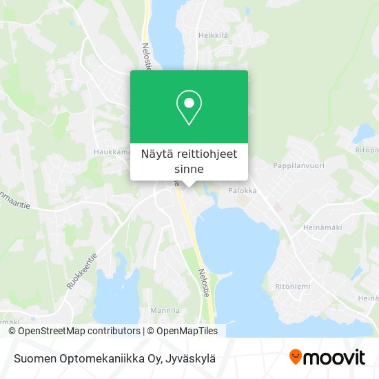 Suomen Optomekaniikka Oy kartta