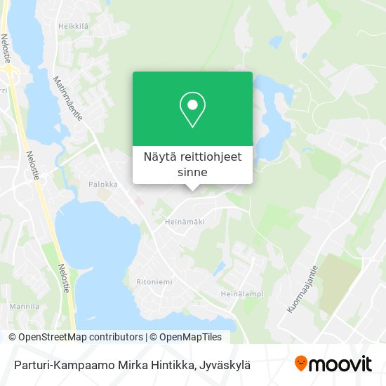 Parturi-Kampaamo Mirka Hintikka kartta