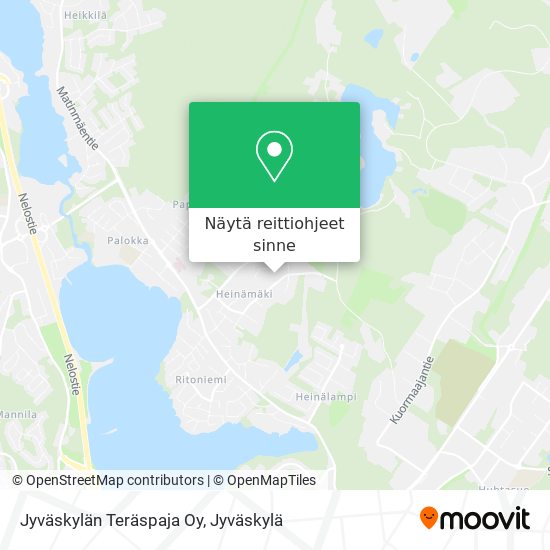 Jyväskylän Teräspaja Oy kartta