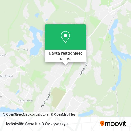 Jyväskylän Sepelitie 3 Oy kartta