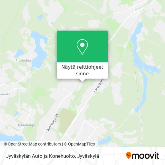 Jyväskylän Auto ja Konehuolto kartta
