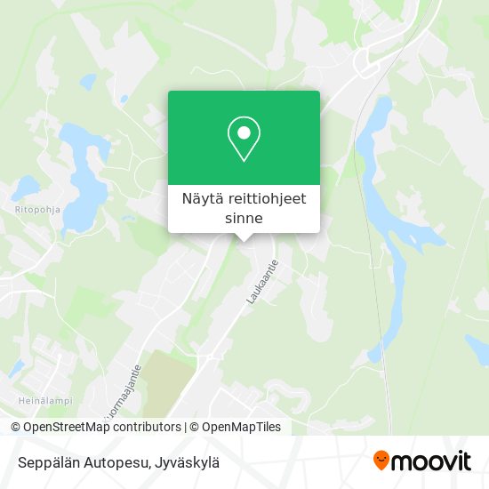 Seppälän Autopesu kartta